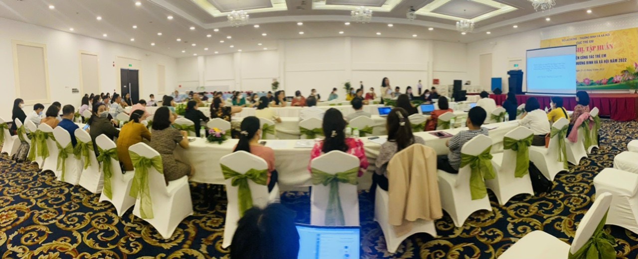 Read more about the article Hội nghị tập huấn công tác trẻ em năm 2022