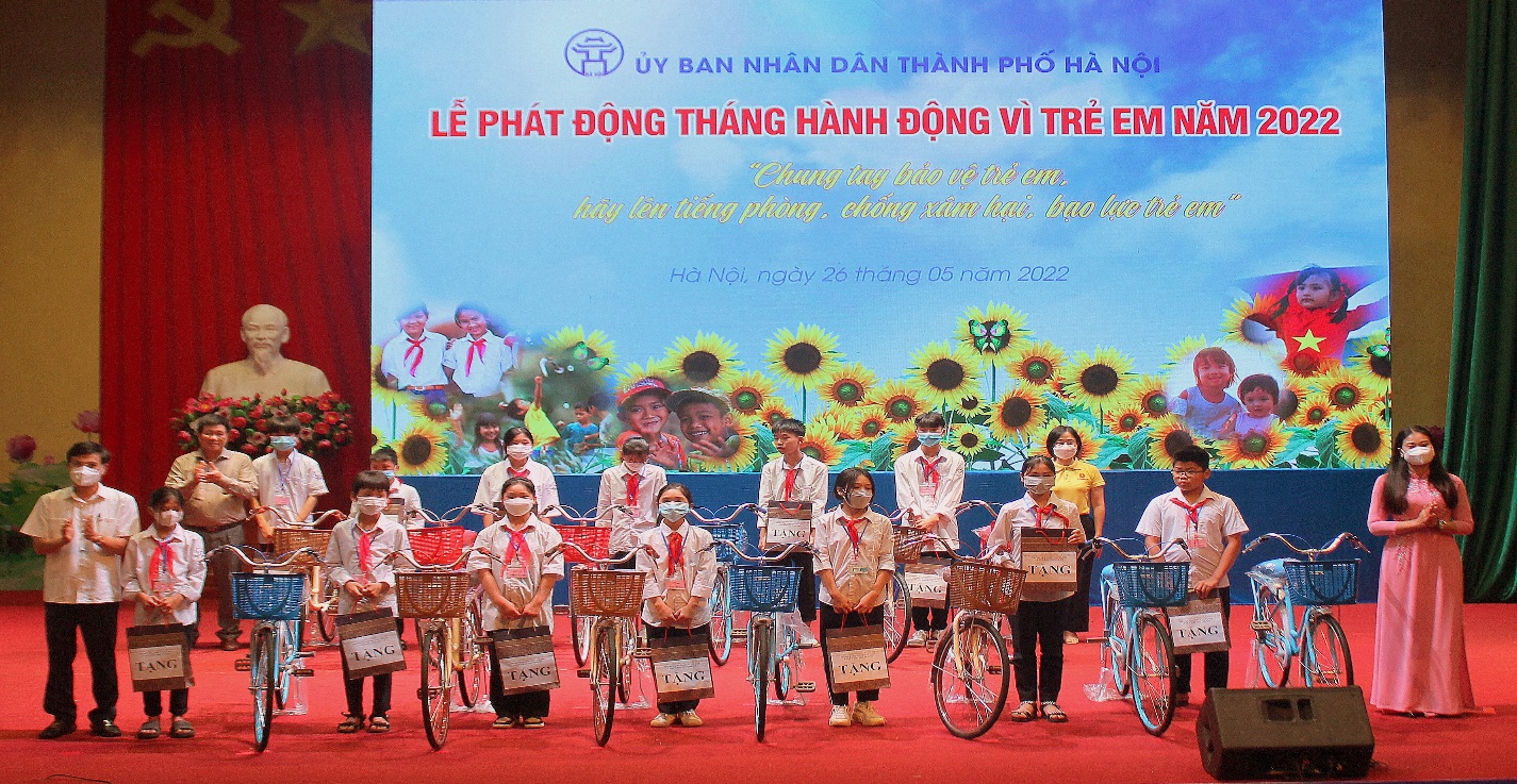 Read more about the article Lễ phát động Tháng hành động vì trẻ em thành phố Hà Nội năm 2022
