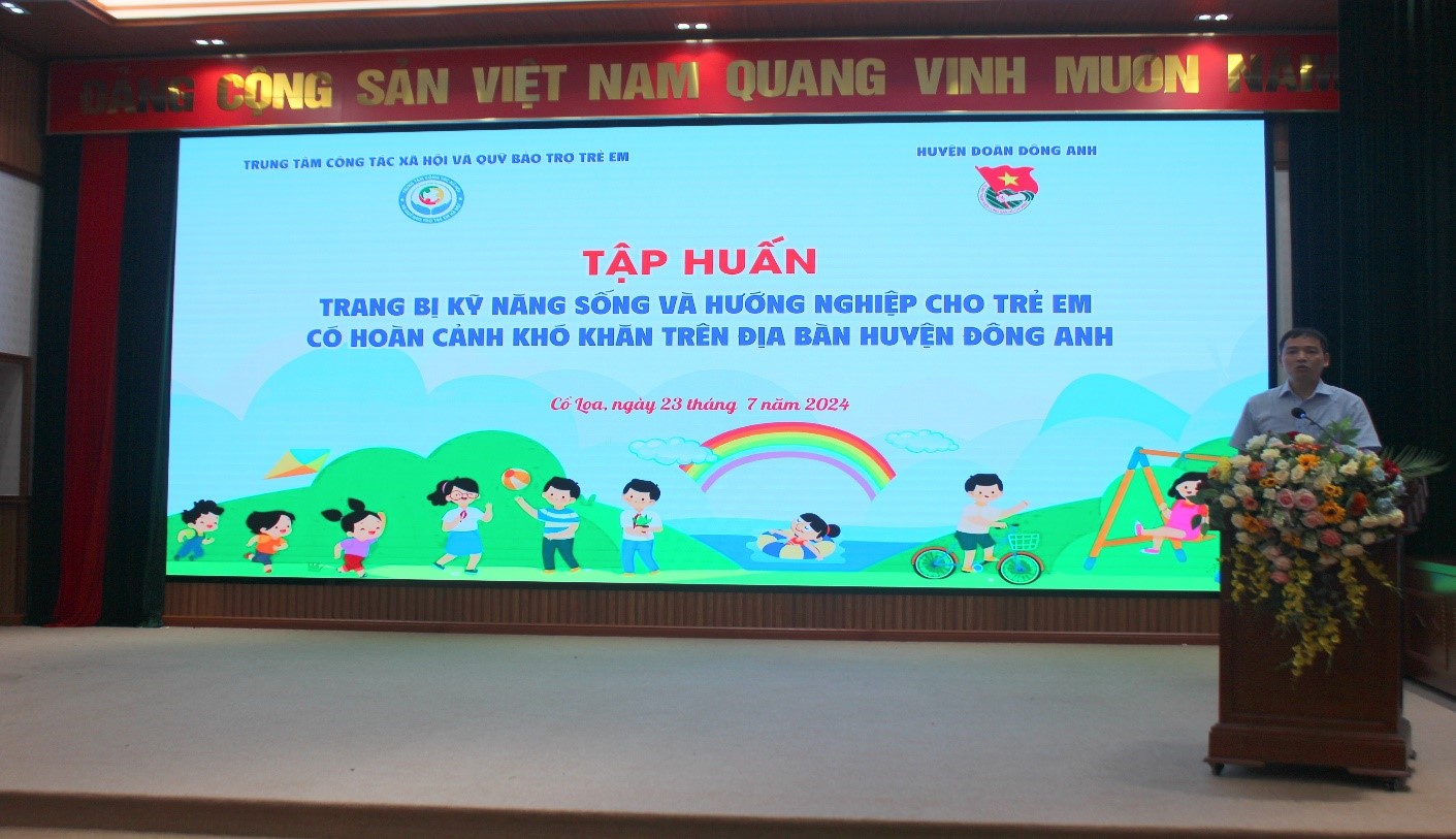 Read more about the article Trang bị kỹ năng sống cho trẻ em có hoàn cảnh đặc biệt, hoàn cảnh khó khăn huyện Đông Anh