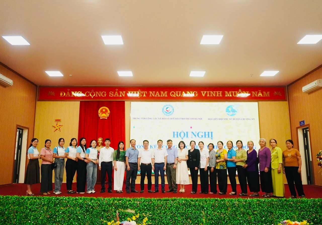 Read more about the article Hội nghị tổng kết công tác phát triển cộng đồng tại huyện Chương Mỹ