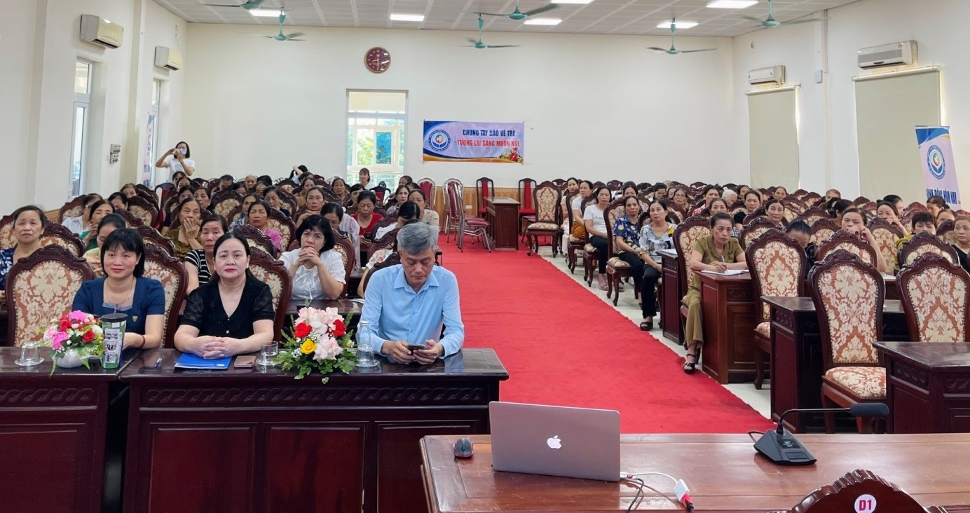 Tập huấn kỹ năng tư vấn, tham vấn cho cộng tác viên  làm công tác bảo vệ trẻ em tại xã Nam Phù